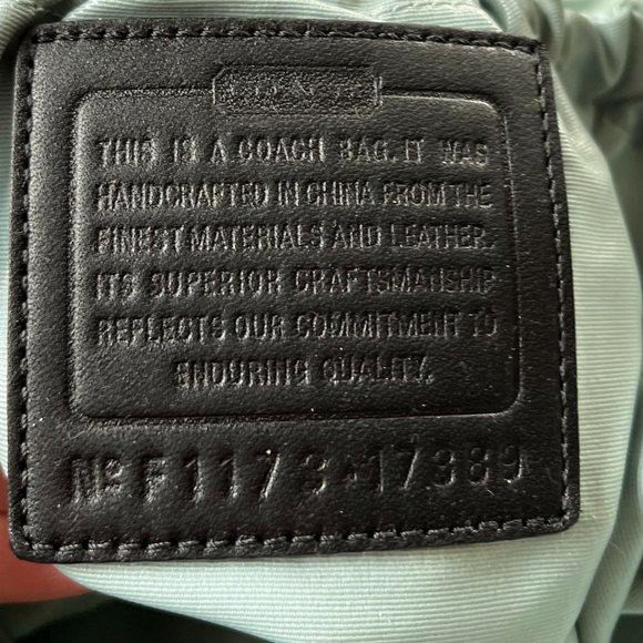 Coach Diaper Bag Nylon Signature Messenger Baby - Picture 12 of 13